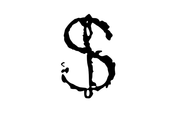 Scratched Mono Textured Dollar Embroidery Review